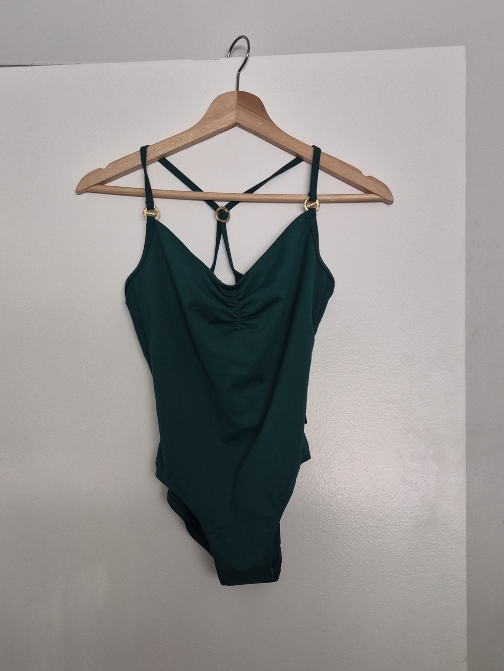 Bodile Green Strappy Ballet Leotard